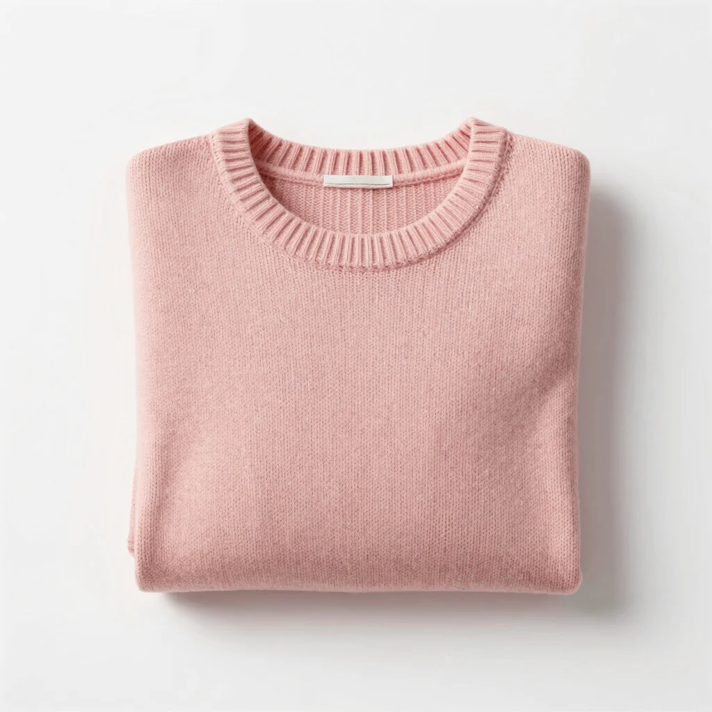 Blush Organic Knit Crewneck