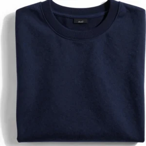 Essential Navy French Terry Crew